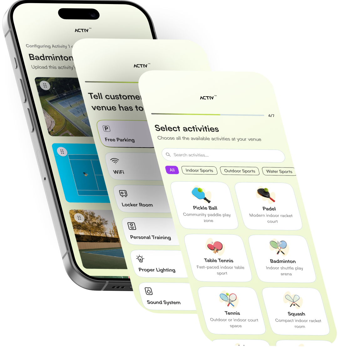 Venue showcase screenshot